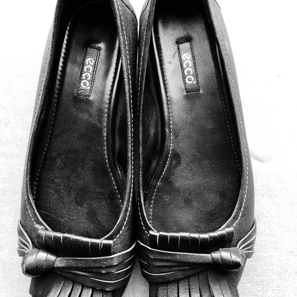 New Ecco Black Penny Loafers size 37 US 6 - Picture 6 of 6